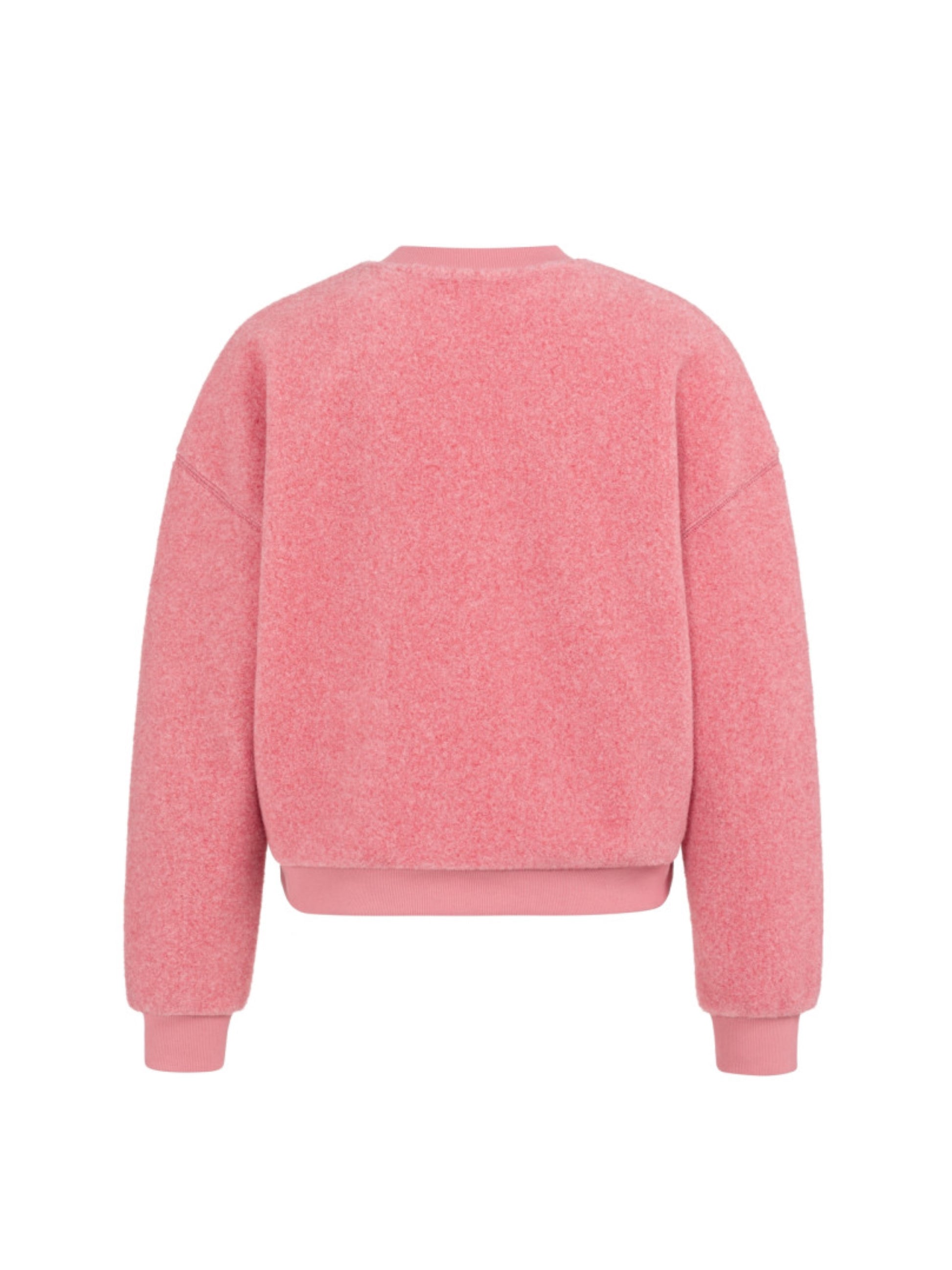 Yaya Teddy Sweater Roze - Peet kleding