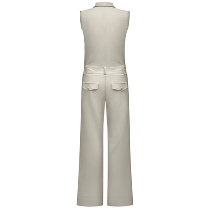 Triple Nine - Travel Jumpsuit Pebbles Beige - 51901 - Peet kleding