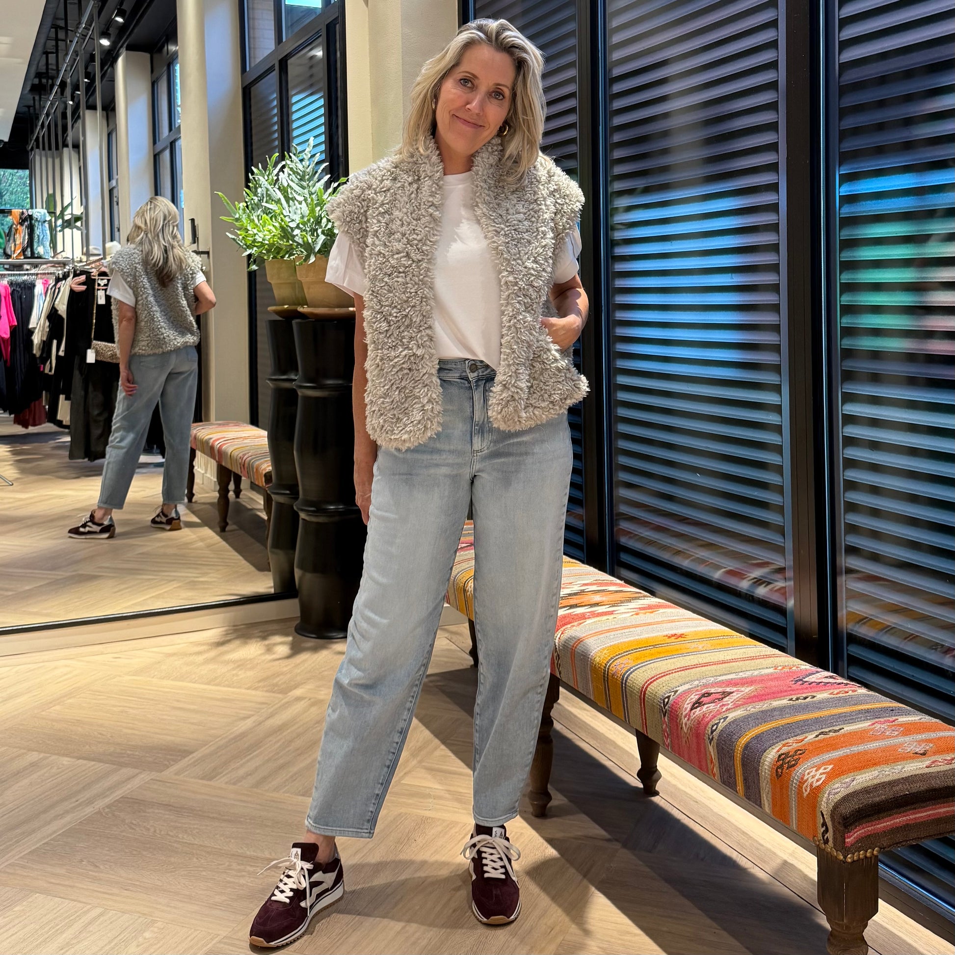 Rino & Pelle Gilet Freya Birch - Peet kleding