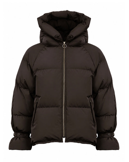 With Black Kylie Real Down Dark Brown - Peet kleding