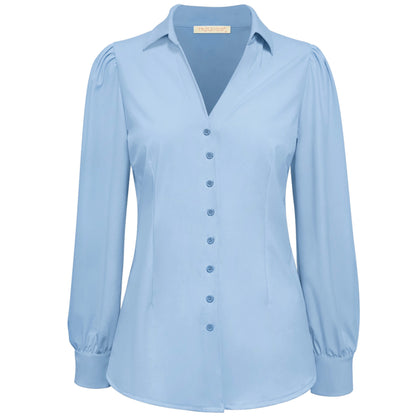 Triple Nine - Travel Blouse Gaby Lichtblauw - 5910 - Peet kleding