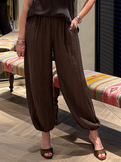 Broek Amber Ballon Bruin - Peet kleding