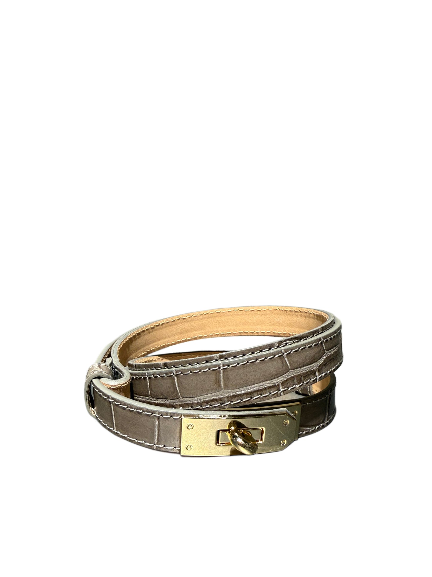 Riem Garcia Croco Taupe - Peet kleding
