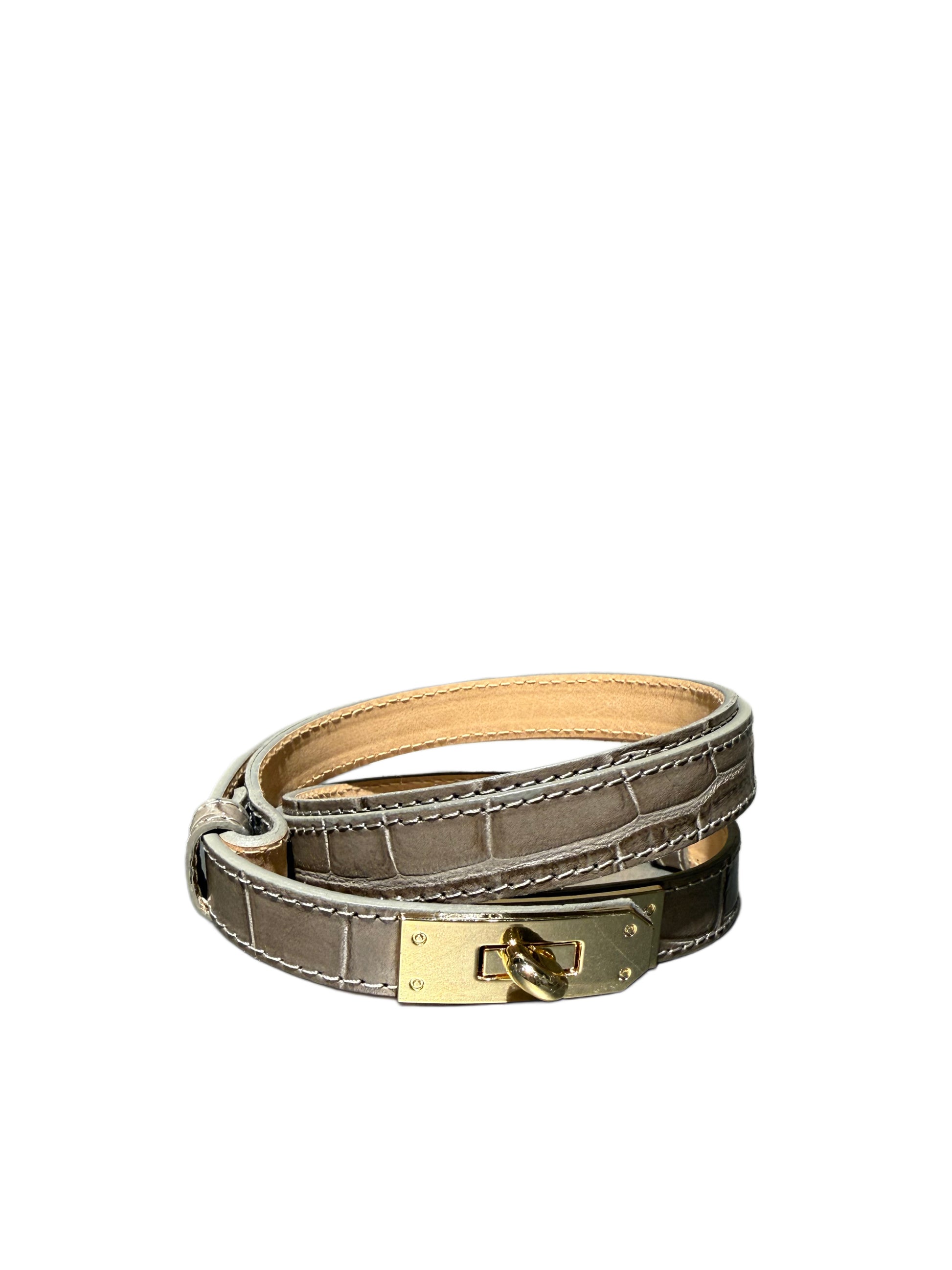 Riem Garcia Croco Taupe - Peet kleding