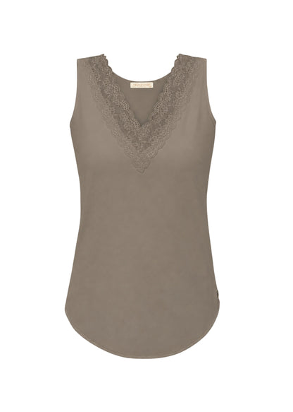 Triple Nine - Travel Top Marly Taupe - 6913 - Peet kleding