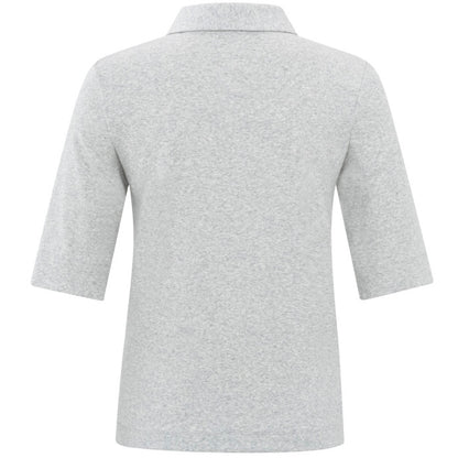 Yaya Polo Pure Medium Grey - Peet kleding