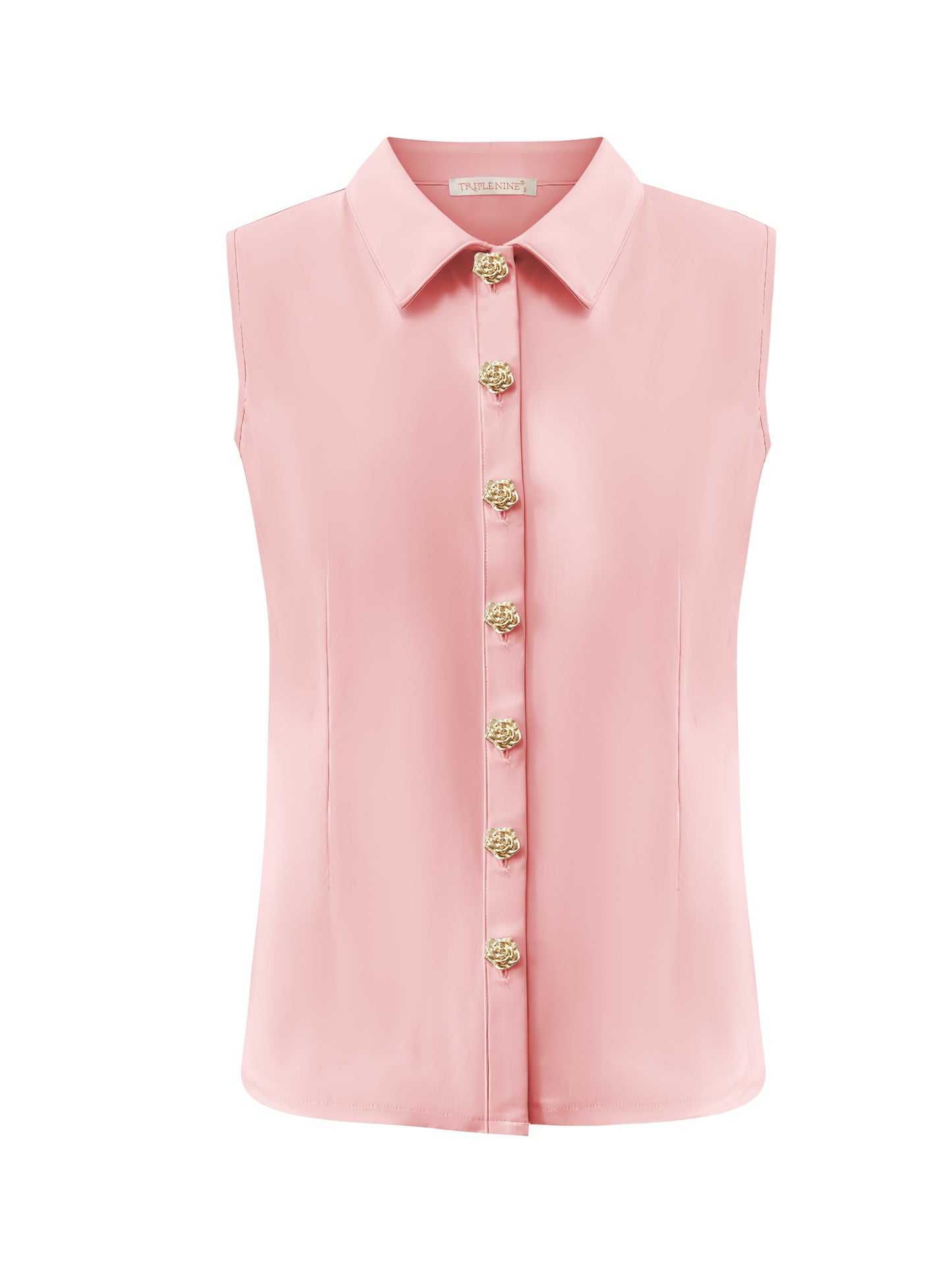 Triple Nine - Travel Blouse Marien Poederroze - 5932 - Peet kleding