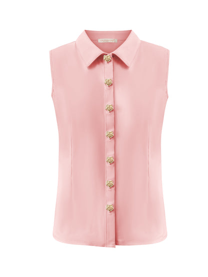 Triple Nine - Travel Blouse Marien Poederroze - 5932 - Peet kleding