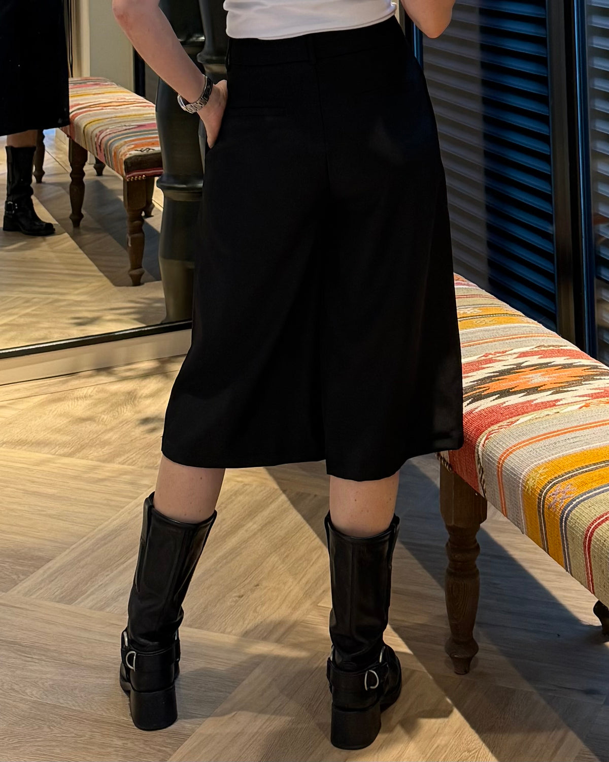 Bermuda Klaartje Zwart - Peet kleding