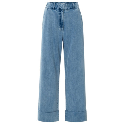 Yaya High Waist Jeans Lichtblauw - Peet kleding