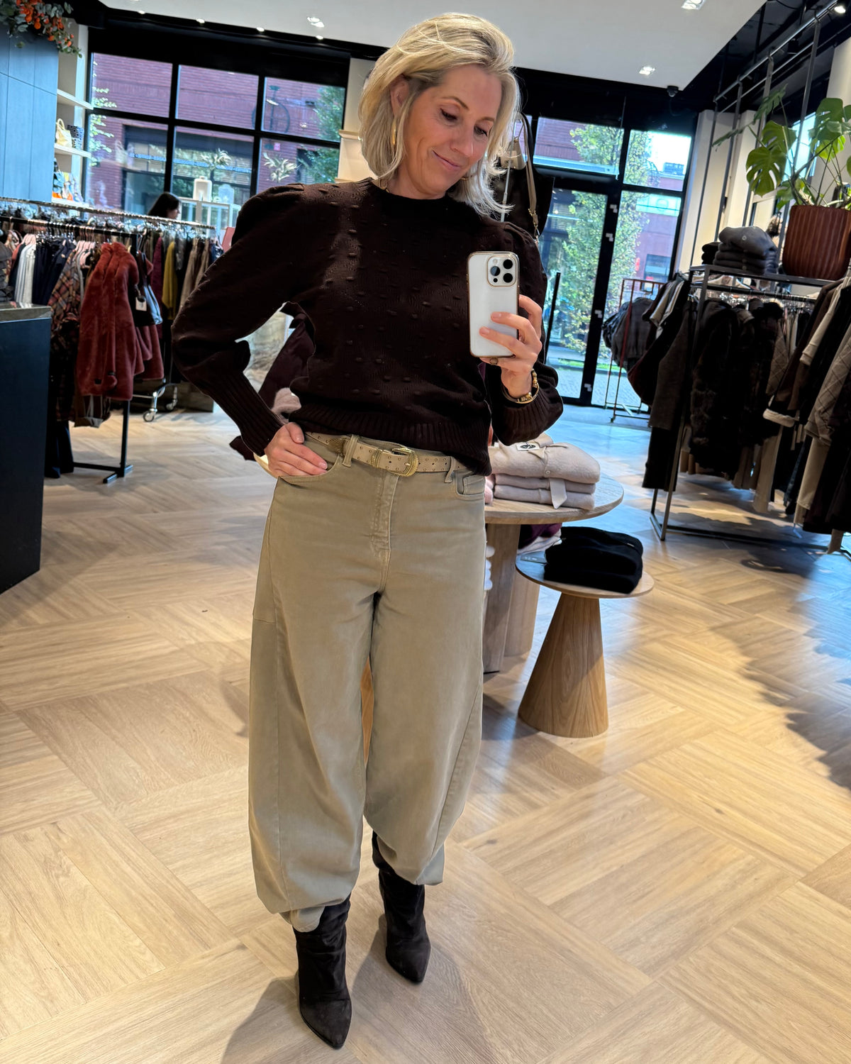 Jeans Forza Barrel Camel - Peet kleding