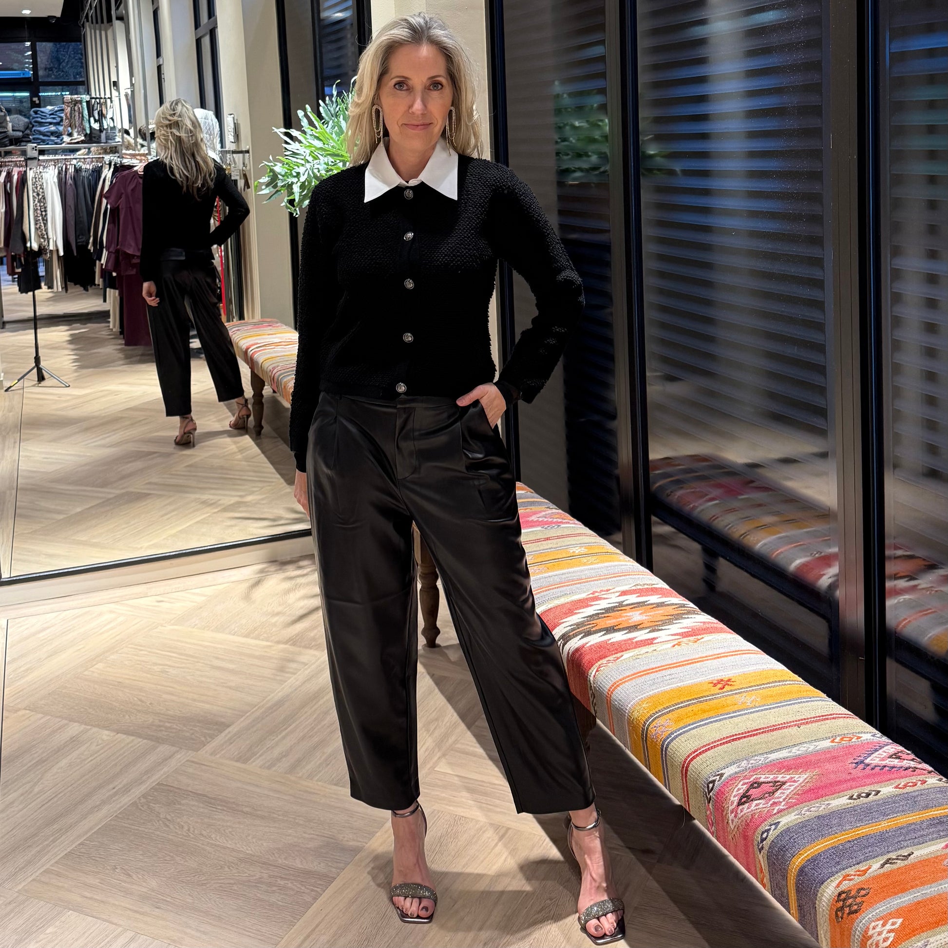 With Black Vegan Barrel Zwart - Peet kleding