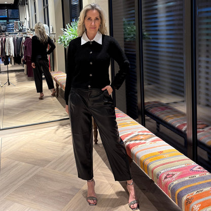 With Black Vegan Barrel Zwart - Peet kleding