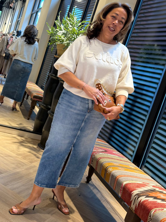 Yaya Sweater Solace Ecru - Peet kleding