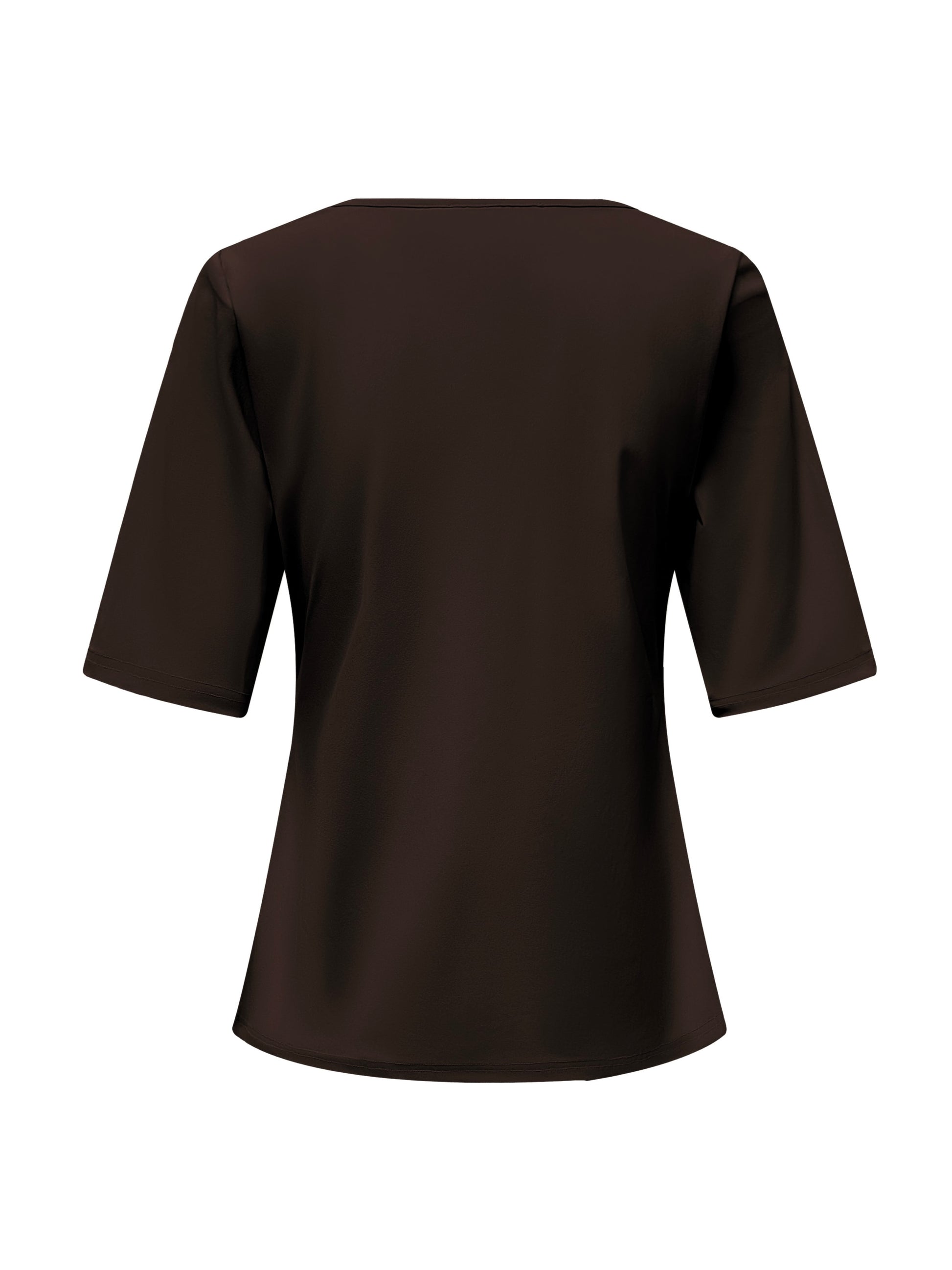 Triple Nine Travel Top Silvi Donkerbruin - 6944 - Peet kleding