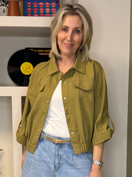 Ambika Blouson Emma Olijf - Peet kleding