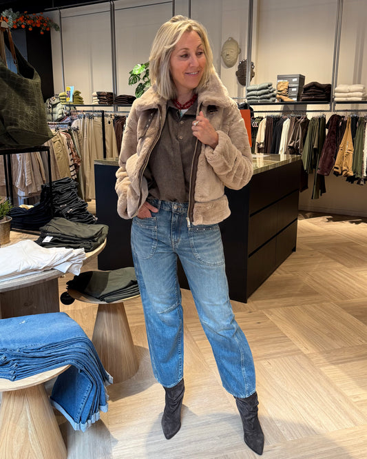 Le Temps Des Cerises Madie Club Medium Blue - Peet kleding