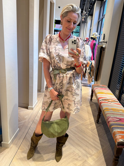 Azzurro Jurk Lisa Camoflage - Peet kleding