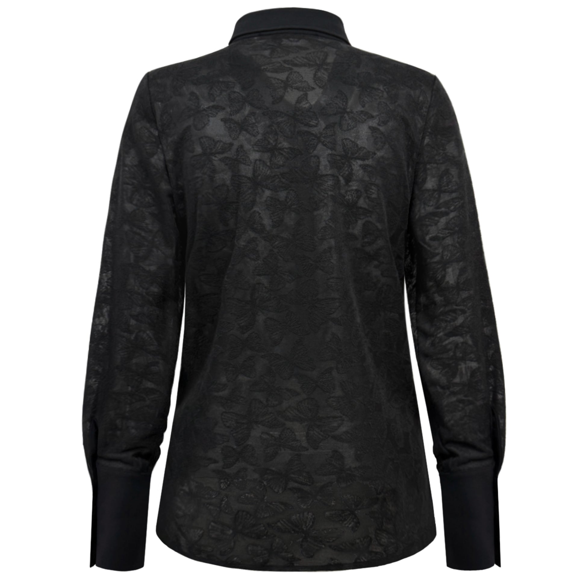 Triple Nine - Travel Blouse Butterfly Zwart - 5920 - Peet kleding