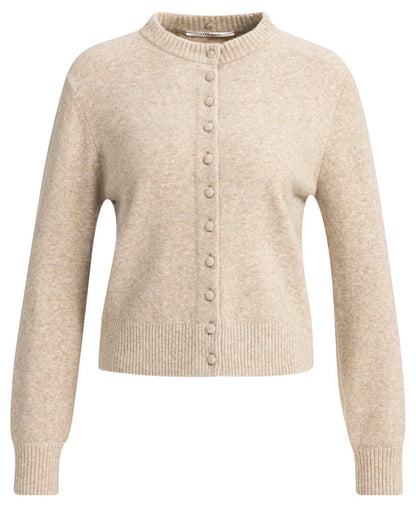 Yaya Vest Light Beige Melange - Peet kleding