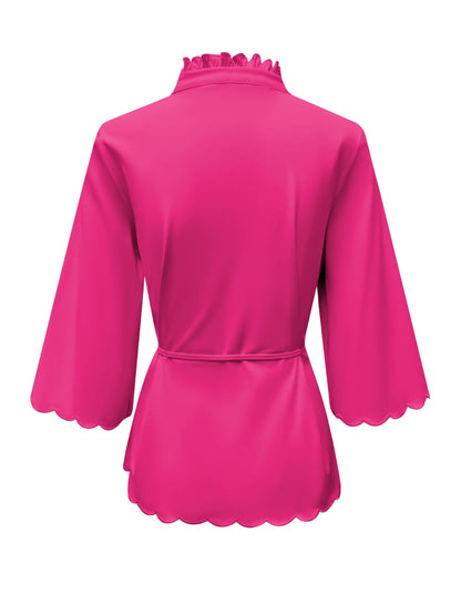 Triple Nine - Travel Blouse Chloé Fuchsia - 5937 - Peet kleding