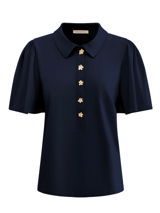 Triple Nine Travel Top Melodie Navy - 6942 - Peet kleding