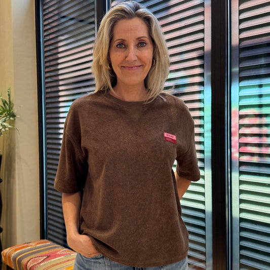 Azzurro Sweater Ziza Donkerbruin - Peet kleding