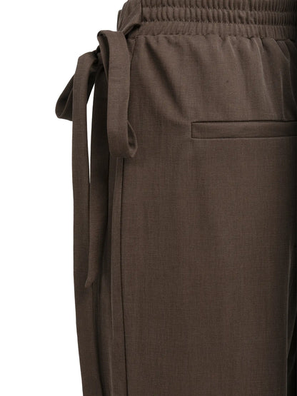 Yaya Broek Overslag Bruin - Peet kleding