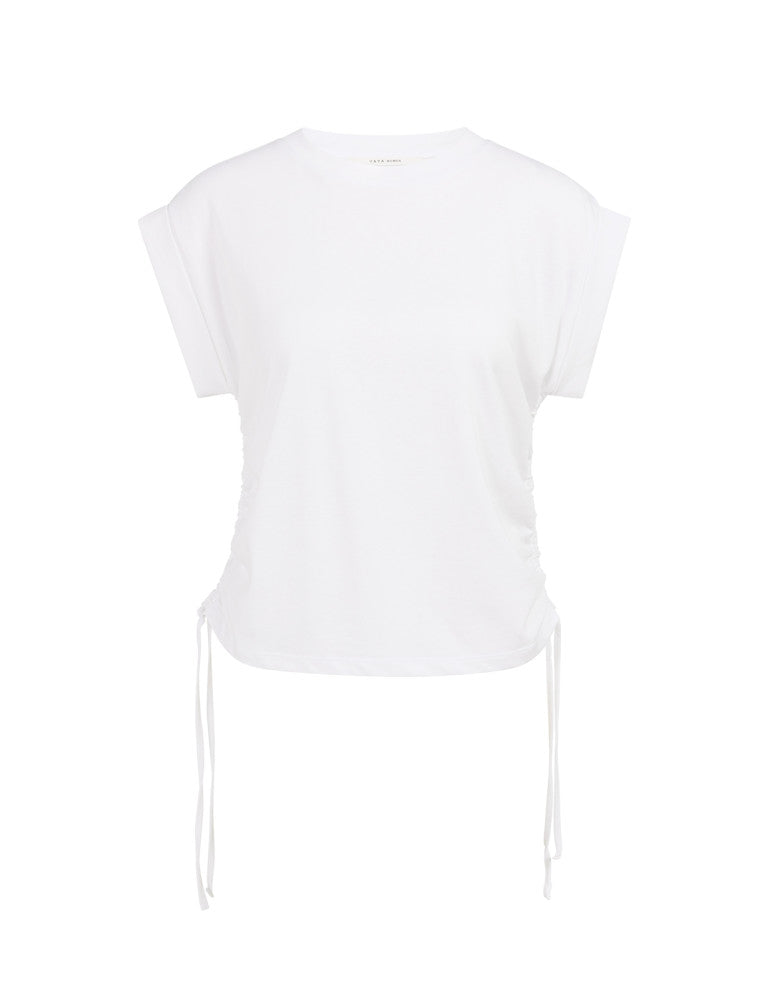 Yaya Shirt Cords Wit - Peet kleding
