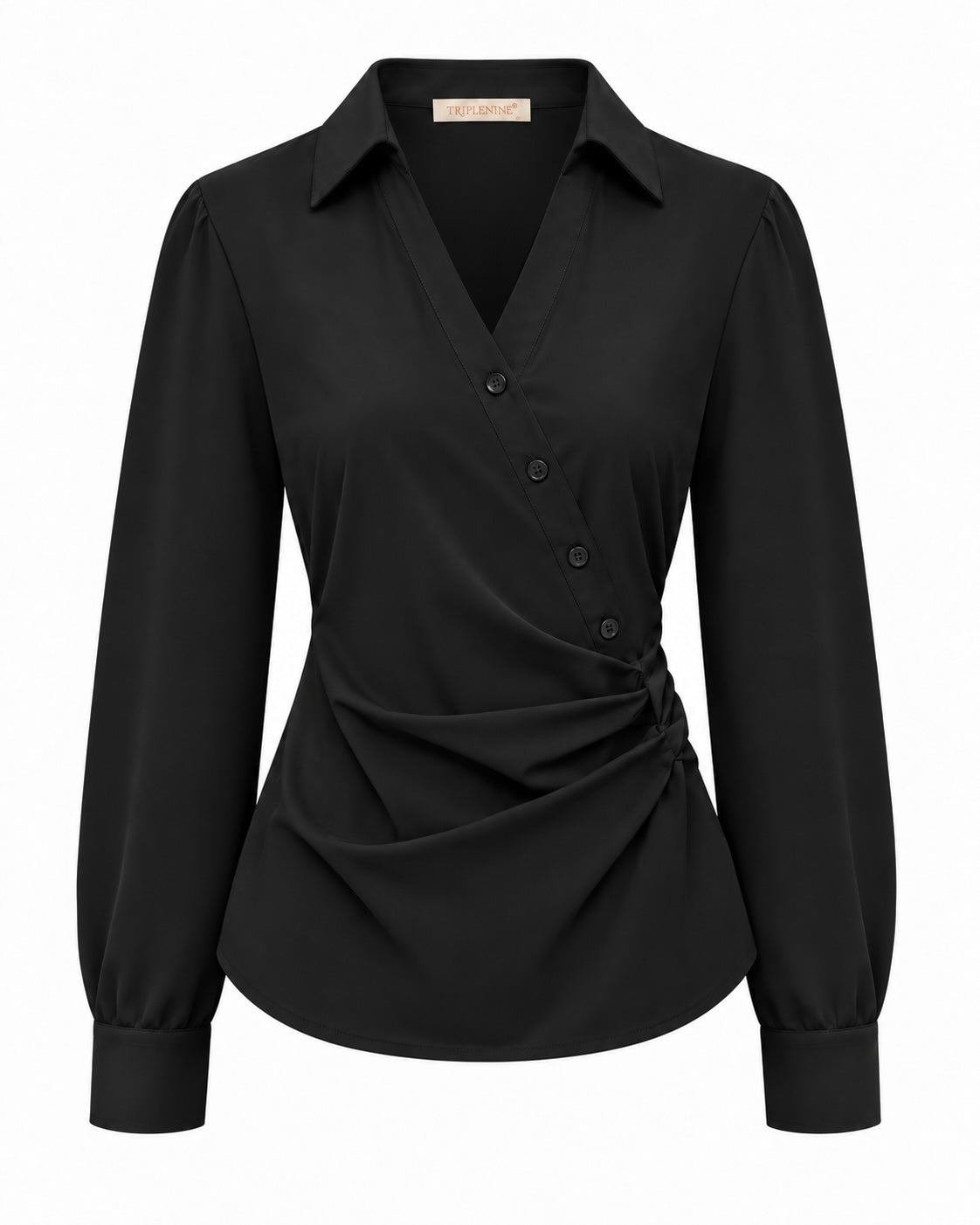 Triple Nine - Travel Blouse Dianne Zwart - 6960 - Peet kleding