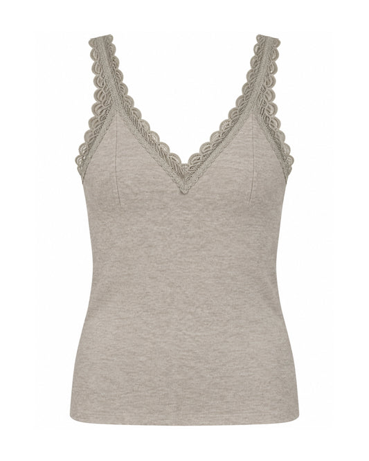 Topje Caprice Zand Melee - Peet kleding