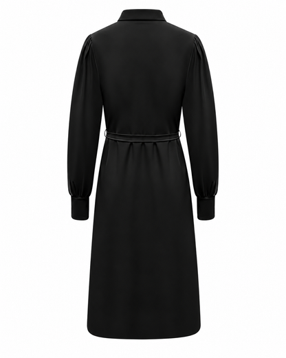 Triple Nine - Travel Jurk Retro Zwart - 51841 - Peet kleding