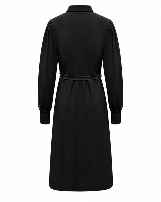Triple Nine - Travel Jurk Retro Zwart - 51841 - Peet kleding
