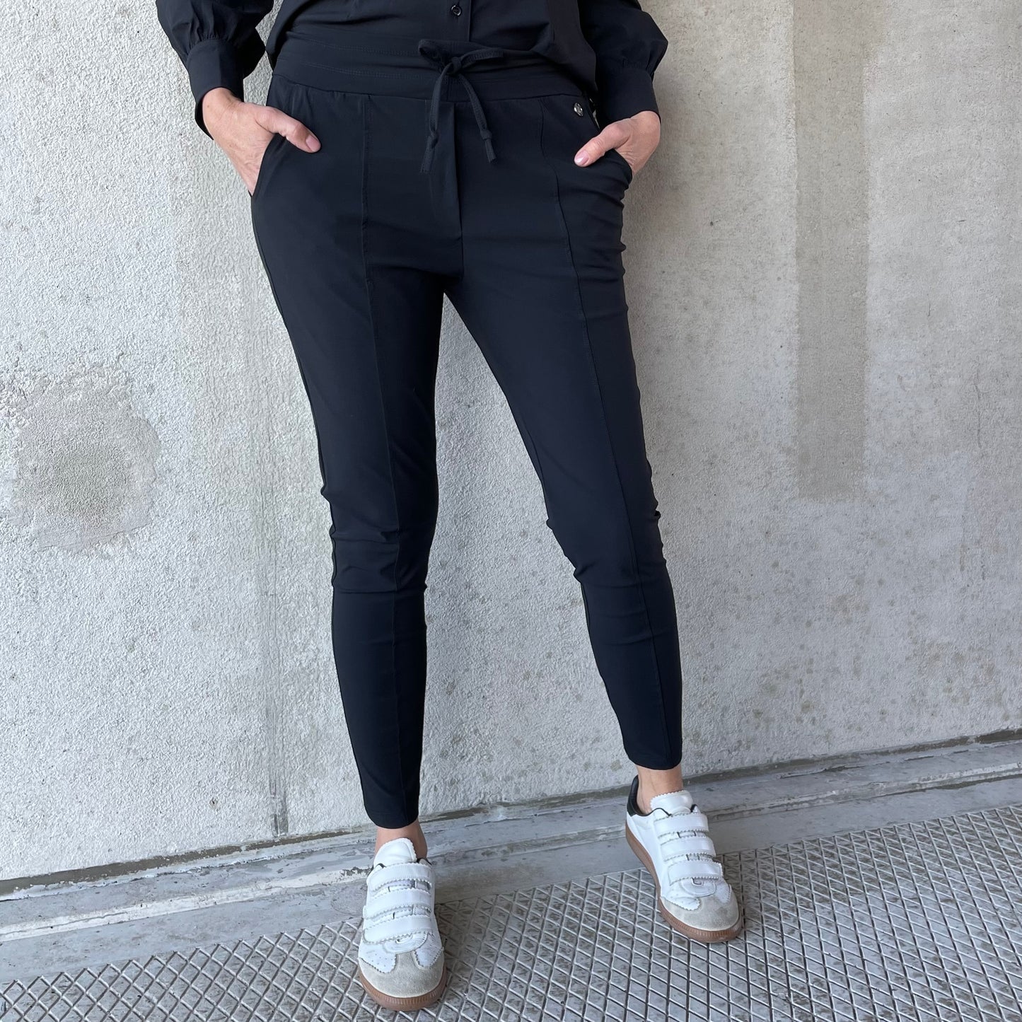 Triple Nine - Travel Broek Fenna Zwart - 2101 - Peet kleding