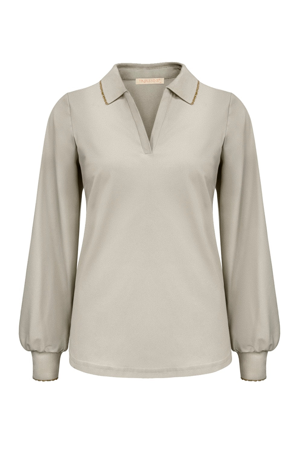 Triple Nine - Travel Top Raphaella Beige - 6929 - Peet kleding