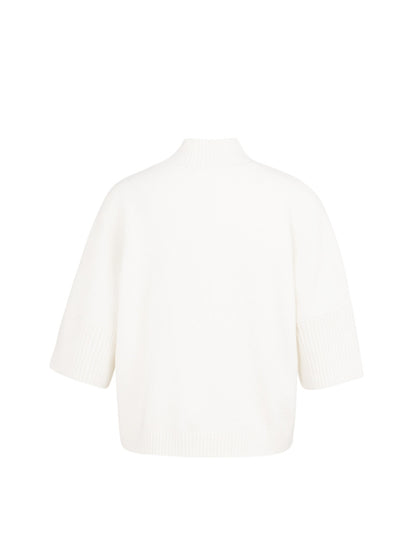 Yaya Turtle Trui 3/4 Offwhite - Peet kleding