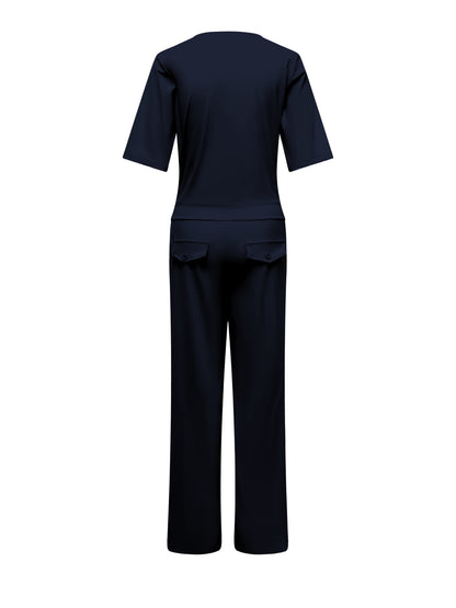 Triple Nine Travel Jumpsuit Mila Navy - 51908 - Peet kleding