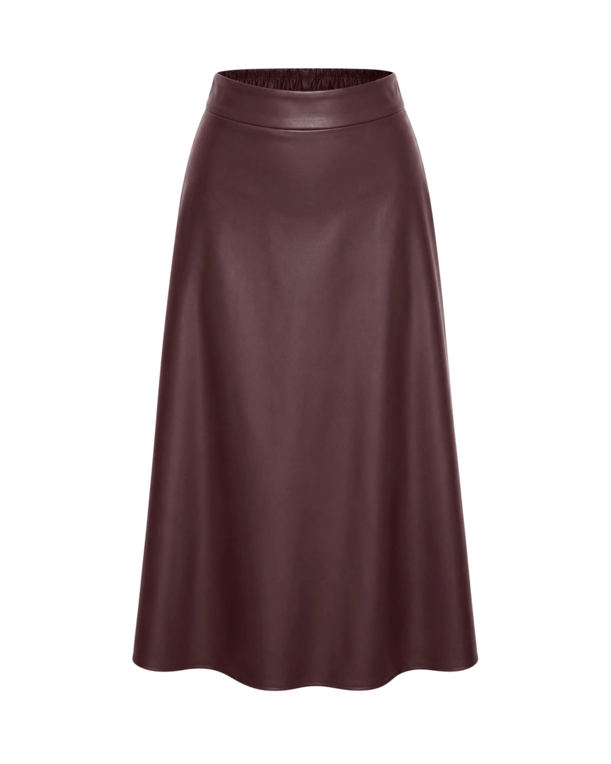 Rok Miriam Leather Bordeaux - Peet kleding