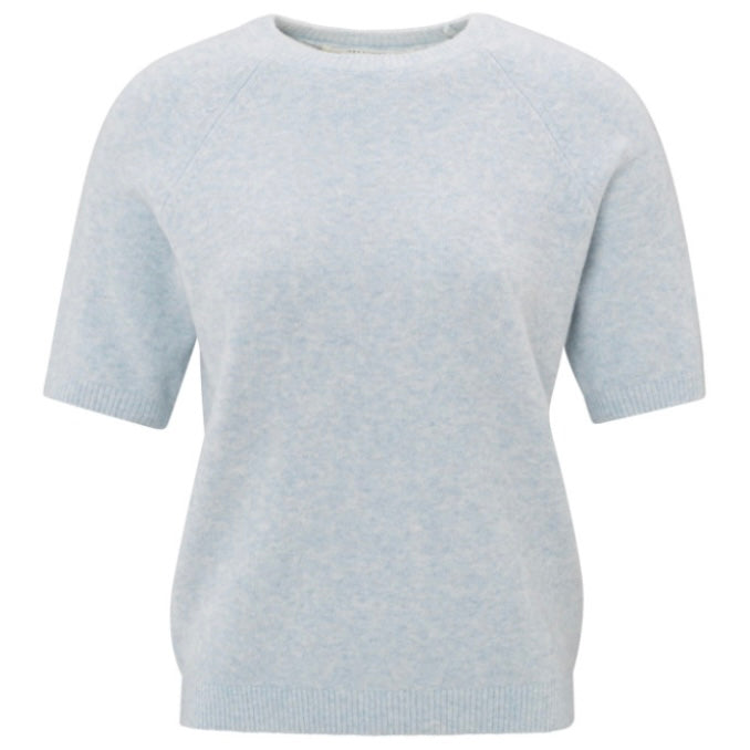 Yaya Trui Korte Mouw Dawn Blue - Peet kleding