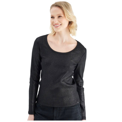 COJ Tee Dora Zwart Glans - Peet kleding