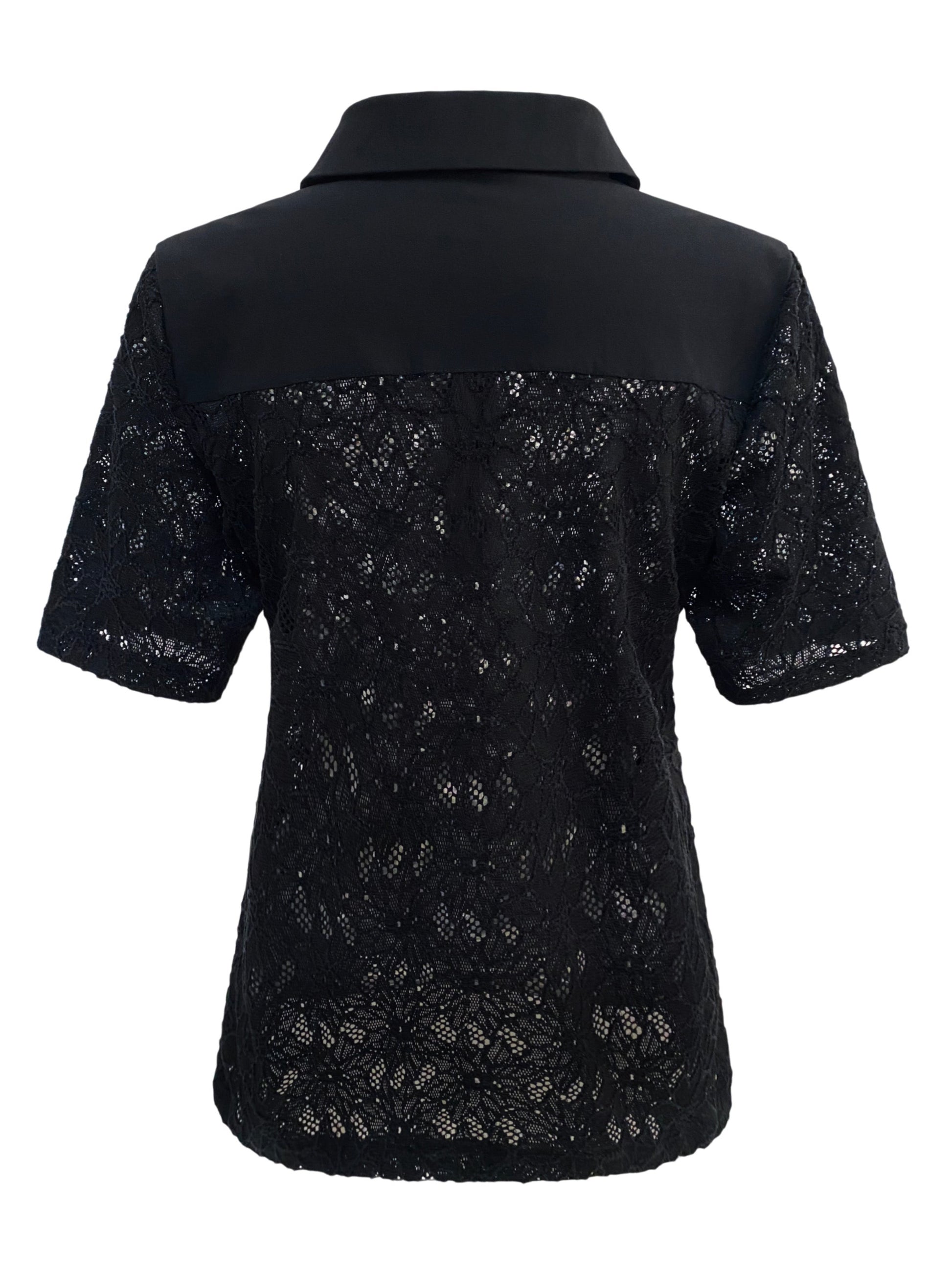 Triple Nine - Travel Top Merle Zwart - 6948 - Peet kleding