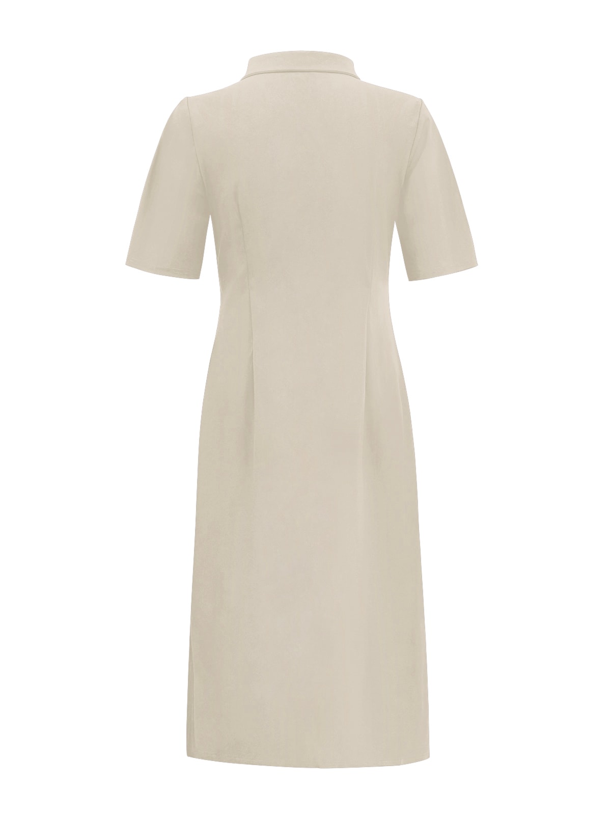 Triple Nine - Travel Jurk Celin Beige - 51808 - Peet kleding