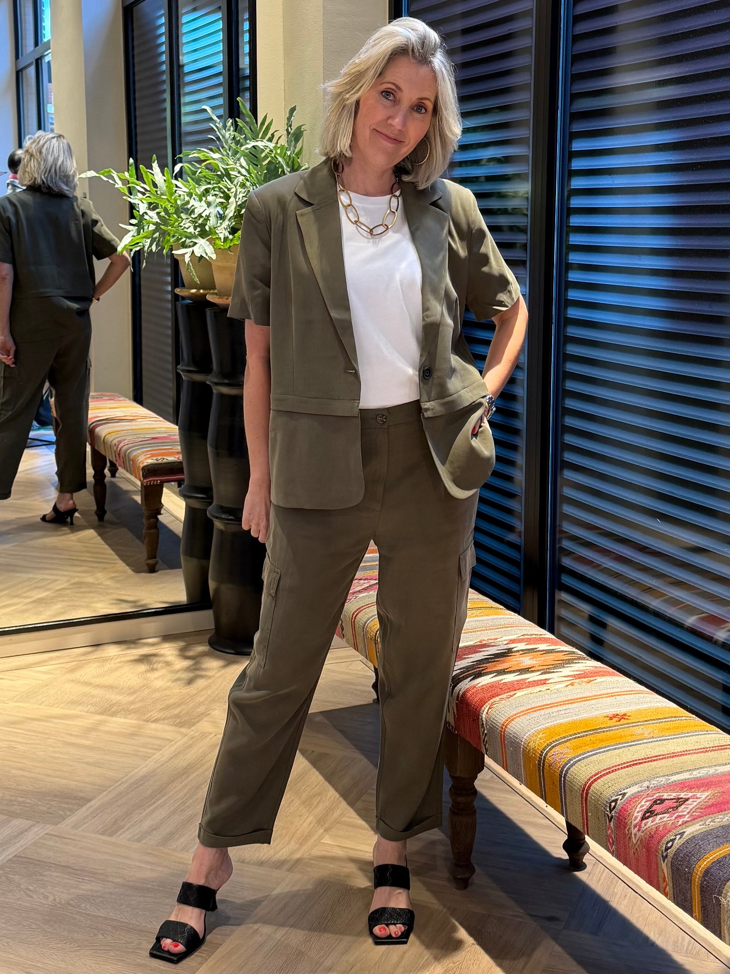 Yaya Cargo Broek Army - Peet kleding