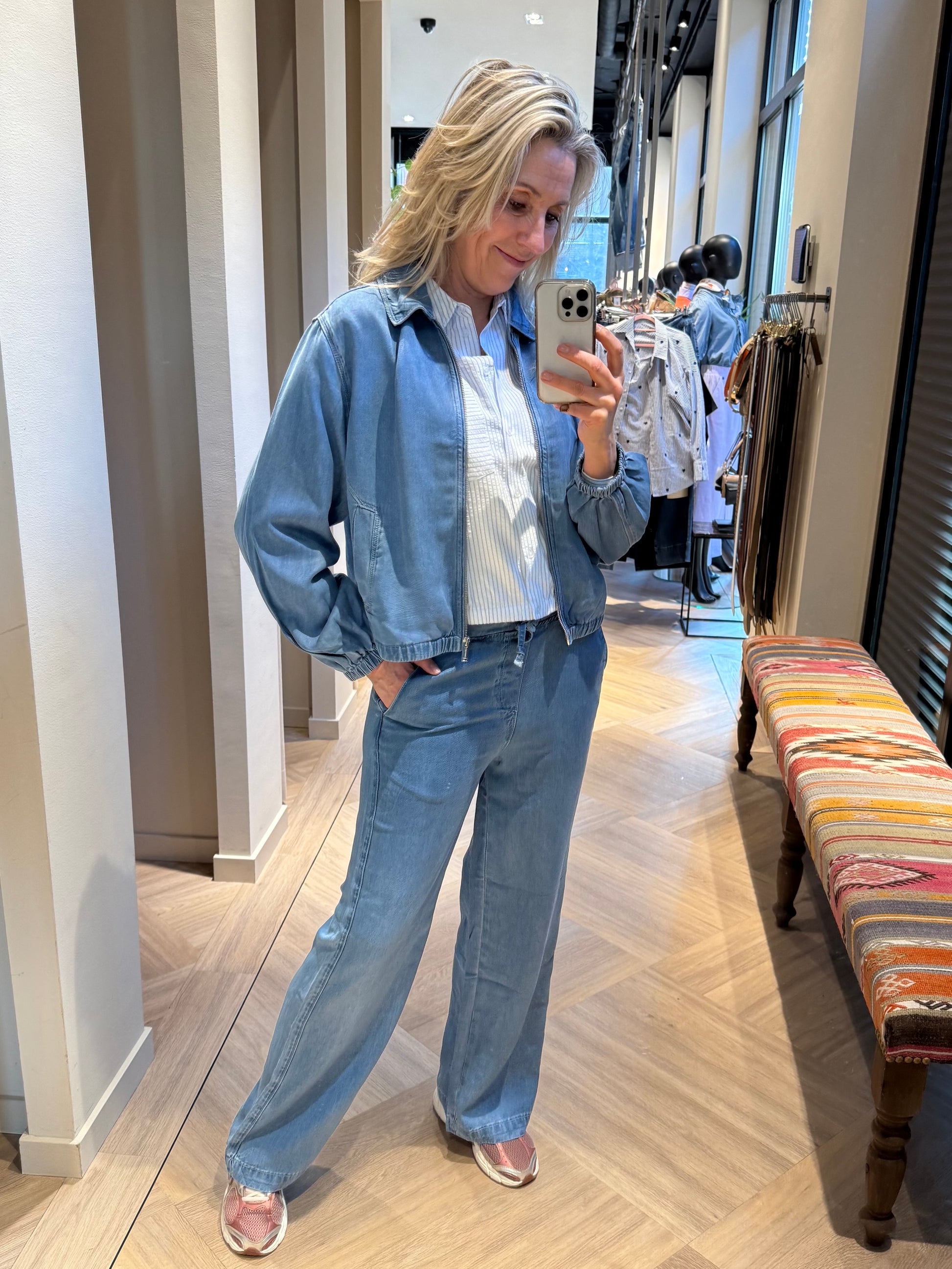 Rino & Pelle Myla Jacket Blauw - Peet kleding