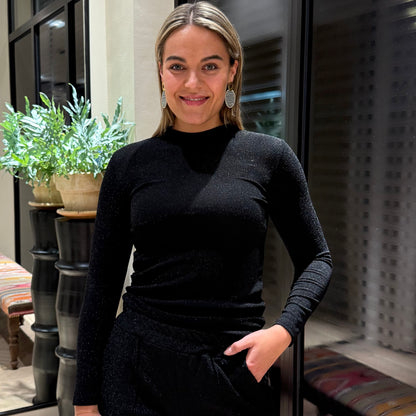 Azzurro Top Glam Zwart - Peet kleding