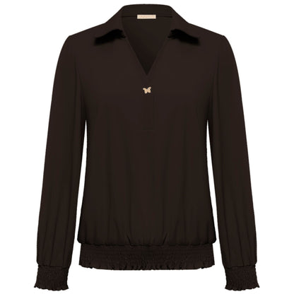 Triple Nine - Travel Top Bobby Donkerbruin - 6936 - Peet kleding