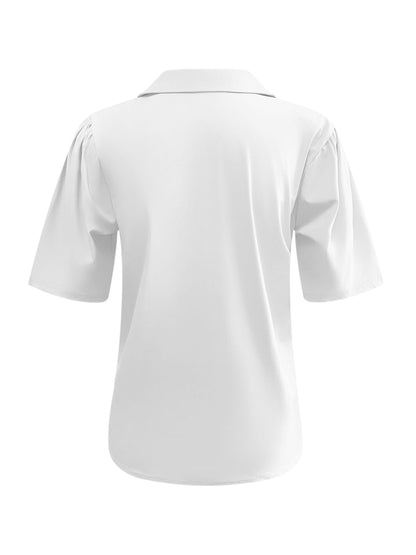 Triple Nine - Travel Blouse Camille Wit - 5931 - Peet kleding
