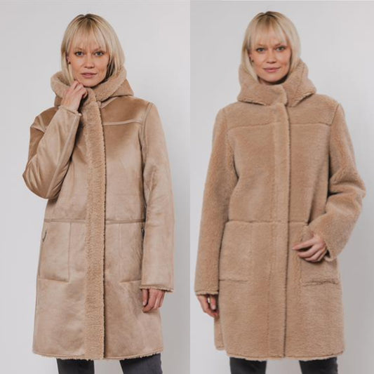 Rino & Pelle Alina Coat Teddy Sand - Peet kleding