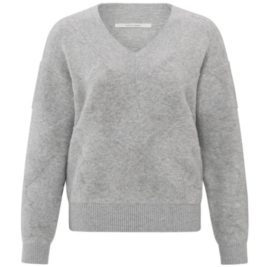 Yaya Trui Grey Melange - Peet kleding