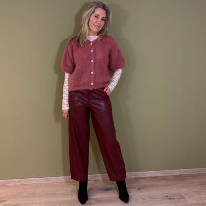 Mohair Vest Jip Rose - Peet kleding